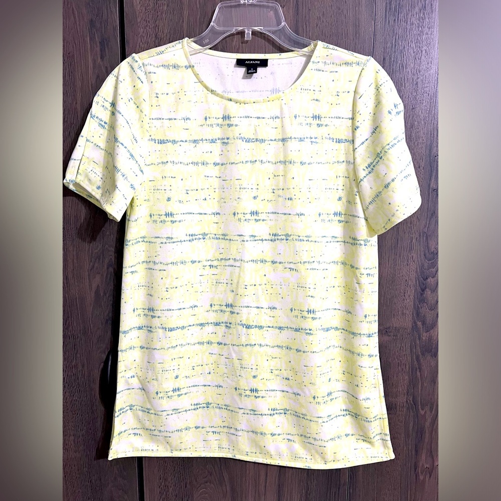 ALFANI Short Sleeve Long Top Small